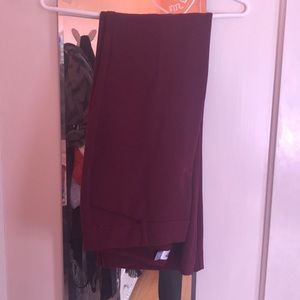 Maroon Dress Pants